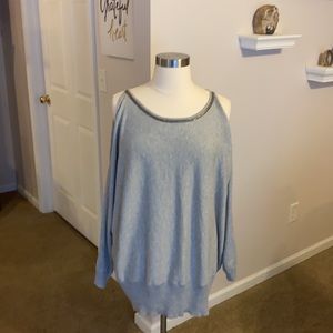 NWOT Lane Bryant Sexy Coldshoulder Oversized Top